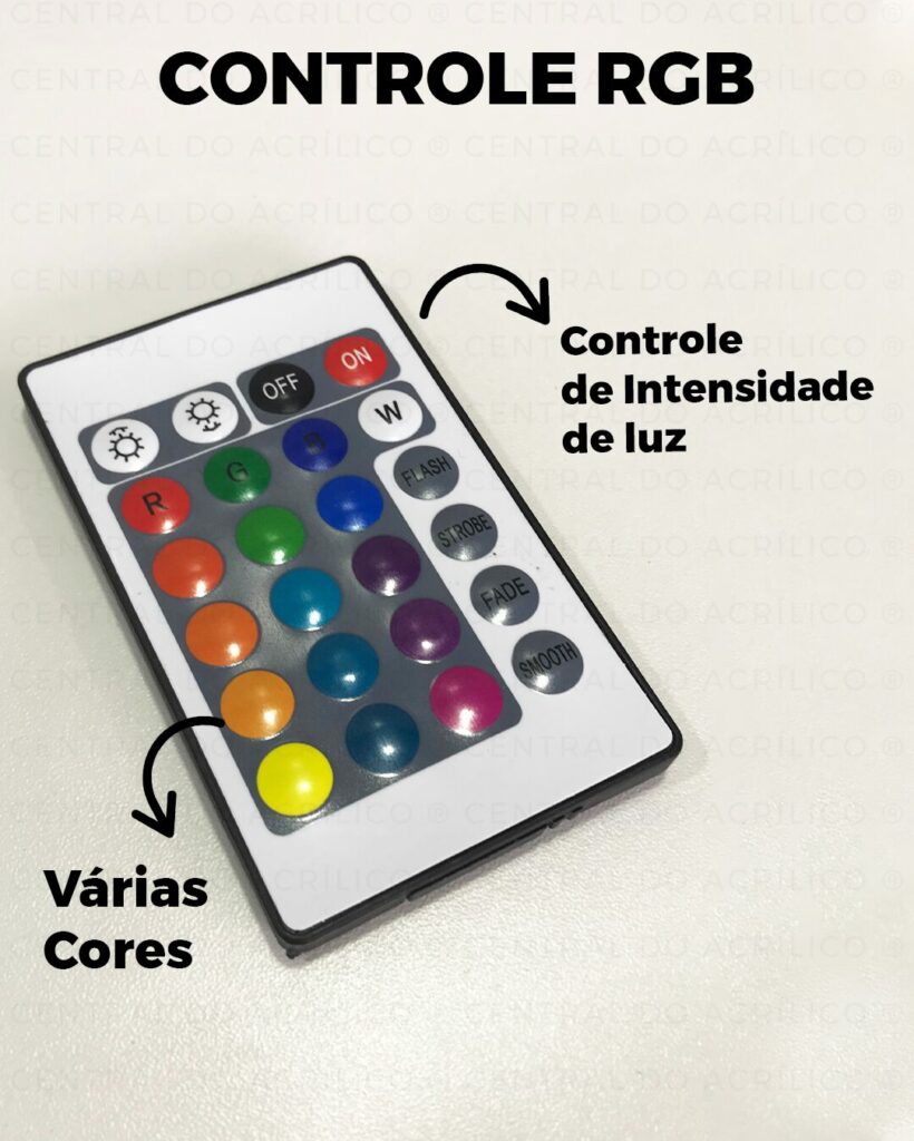 Base LED RGB - Loja da Central
