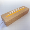 Base LED Madeira Luz Quente - Imagem 2